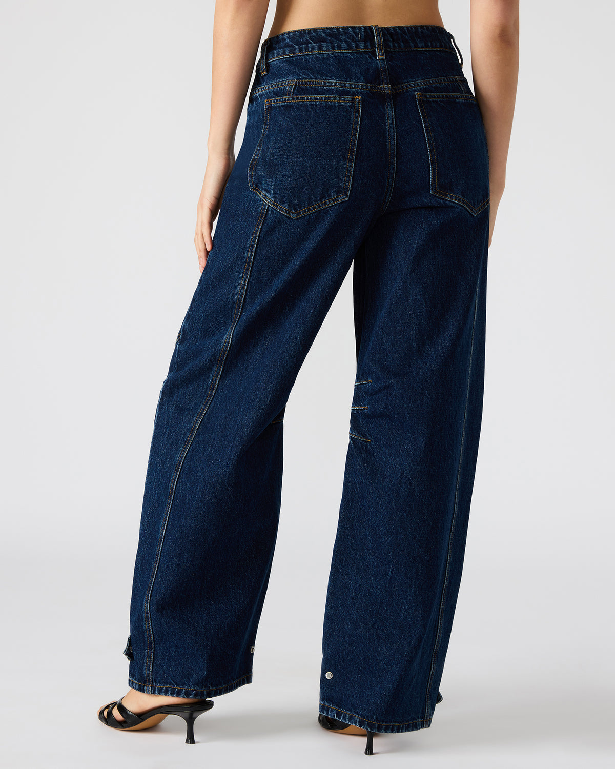 Steve Madden TRE Dark Denim Barrel Women's Jean