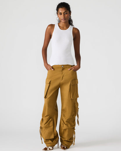 Steve Madden DUO Khaki Women's Utility Cargo Pants
