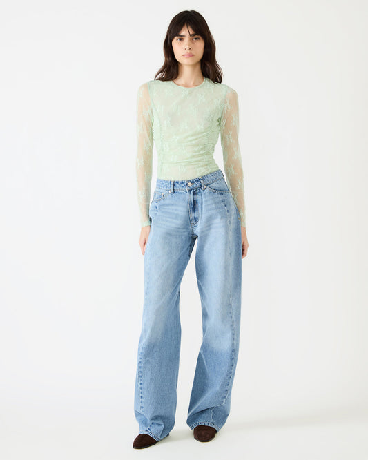 Steve Madden RORI Forever Blue Straight-Leg Denim Women's Bottoms