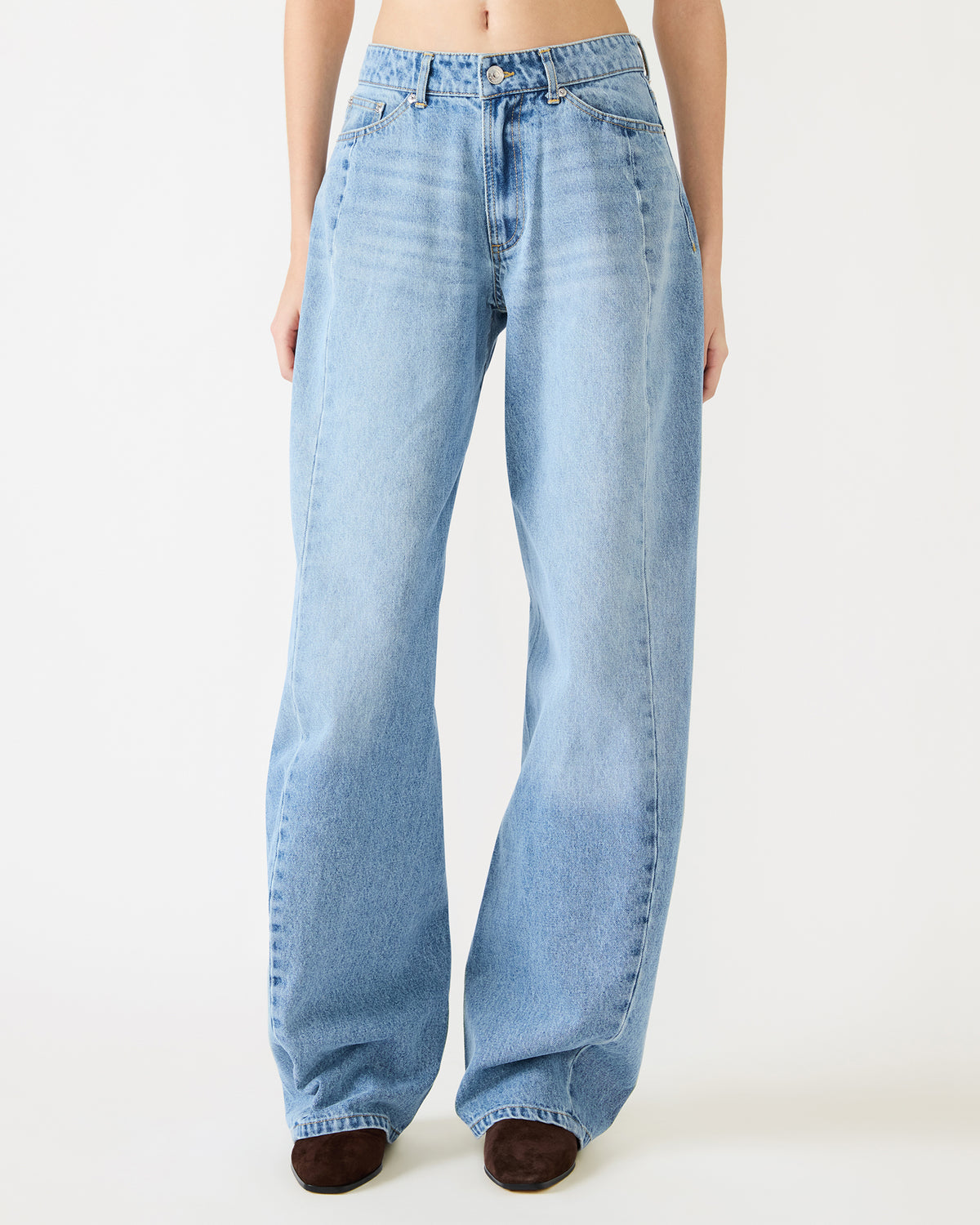 Steve Madden RORI Forever Blue Straight-Leg Denim Women's Bottoms