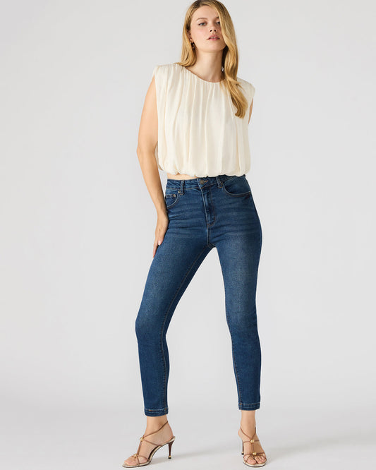 Steve Madden LONA Midnight Blue Denm Skinny Women's Jeans