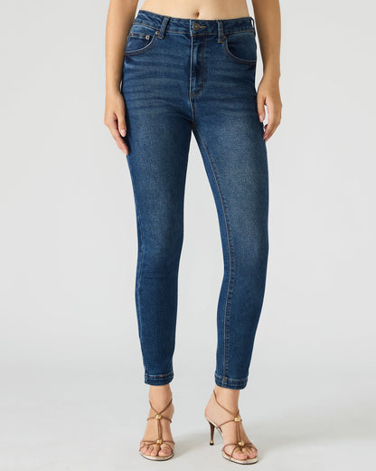 Steve Madden LONA Midnight Blue Denm Skinny Women's Jeans