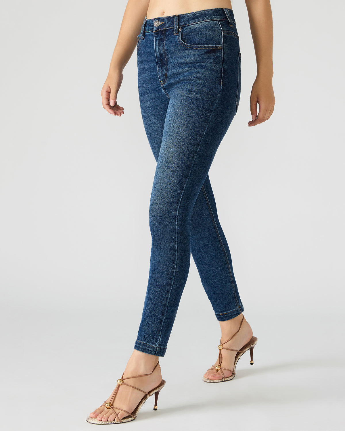 Steve Madden LONA Midnight Blue Denm Skinny Women's Jeans