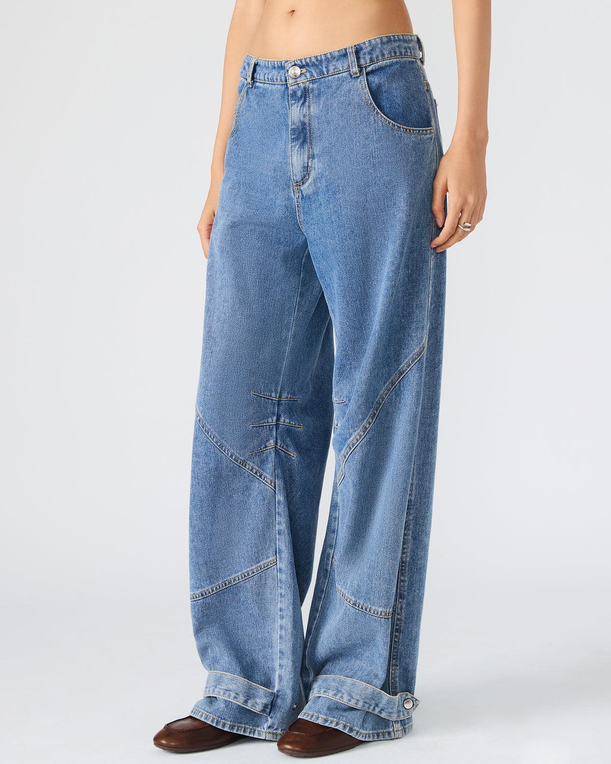 Steve Madden TRE Forever Blue Low-Rise Denim Women's Jeans