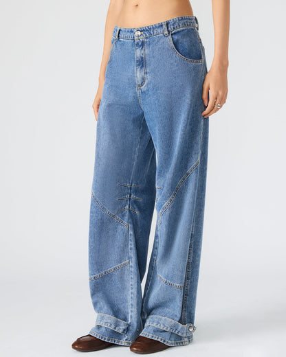 Steve Madden TRE Forever Blue Low-Rise Denim Women's Jeans
