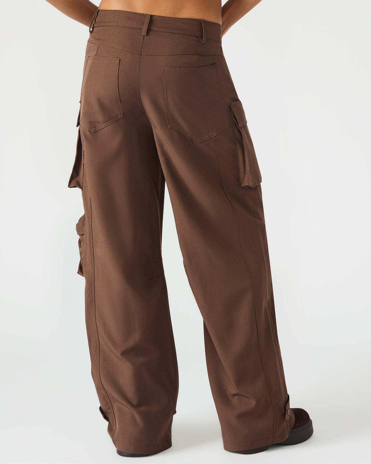 Steve Madden DUO Chocolate Women's Utility Cargo Pants