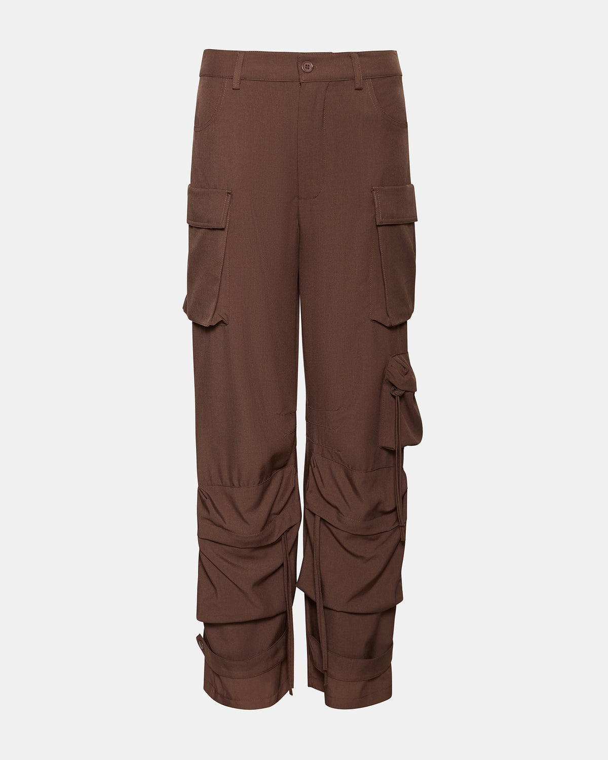 Steve Madden DUO Chocolate Women's Utility Cargo Pants