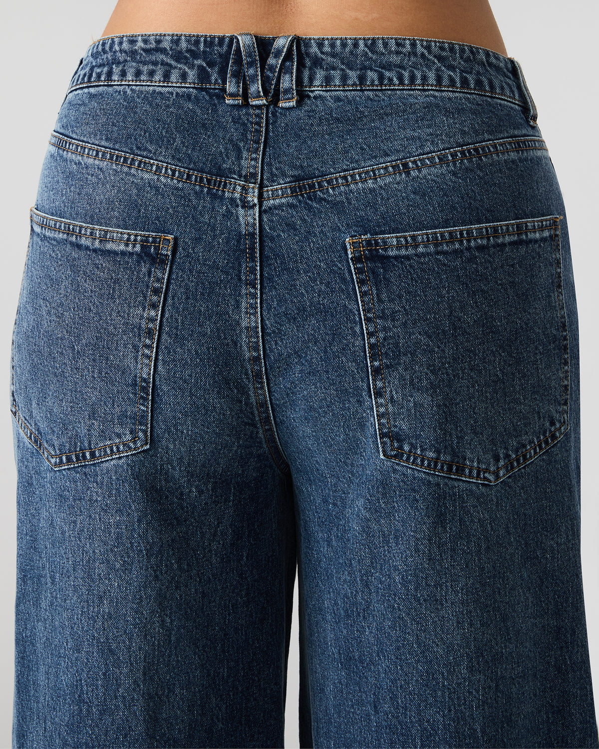 Steve Madden RORI Dark Navy Straight-Leg Denim Women's Bottoms