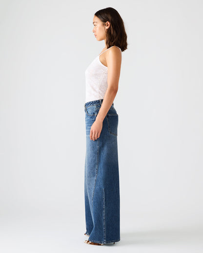 Steve Madden RORI Dark Navy Straight-Leg Denim Women's Bottoms