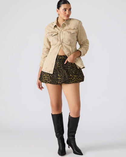 Steve Madden SIMONA Hot Sports Print Women's Mini Skirt