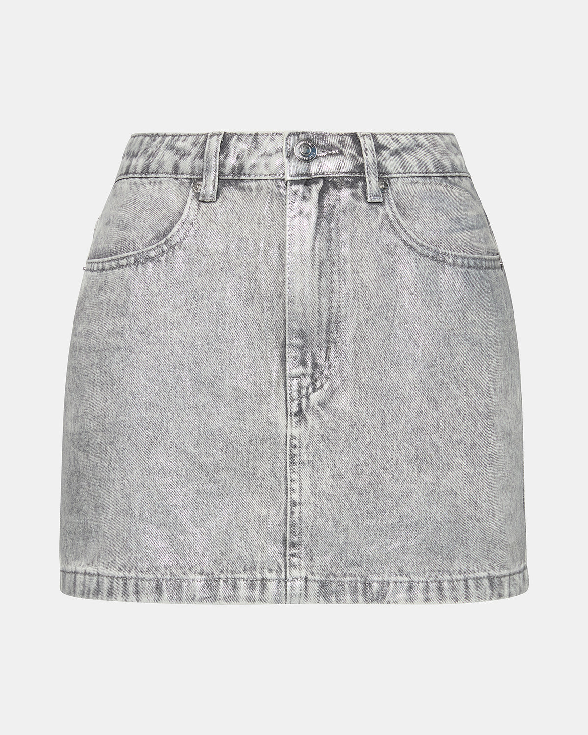 Steve Madden BECK Silver Women's Skirt