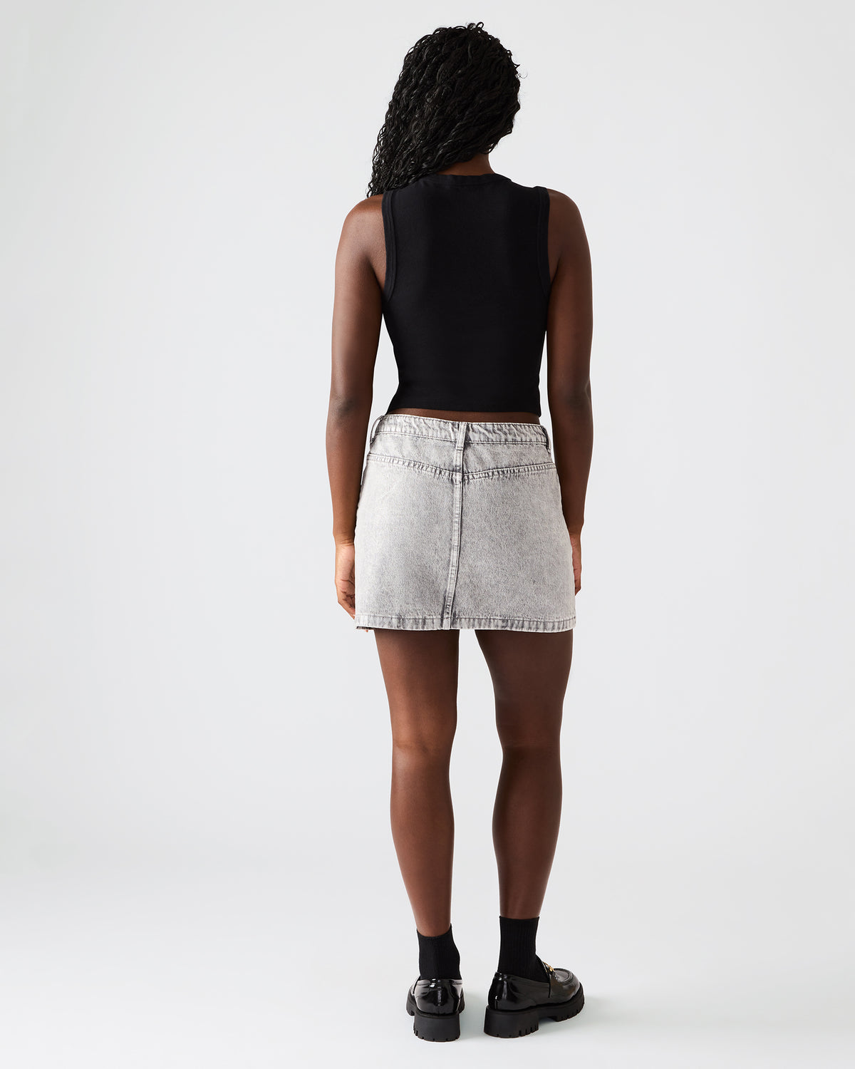 Steve Madden BECK Silver Women's Skirt