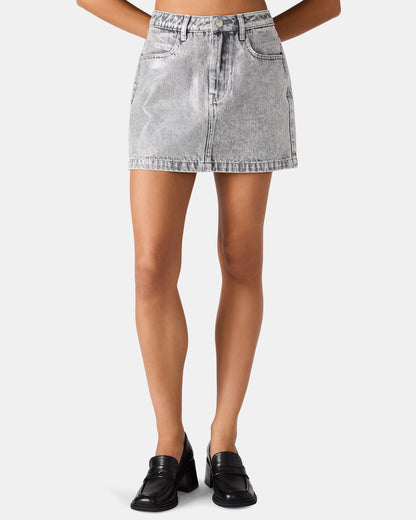 Steve Madden BECK Silver Women's Skirt