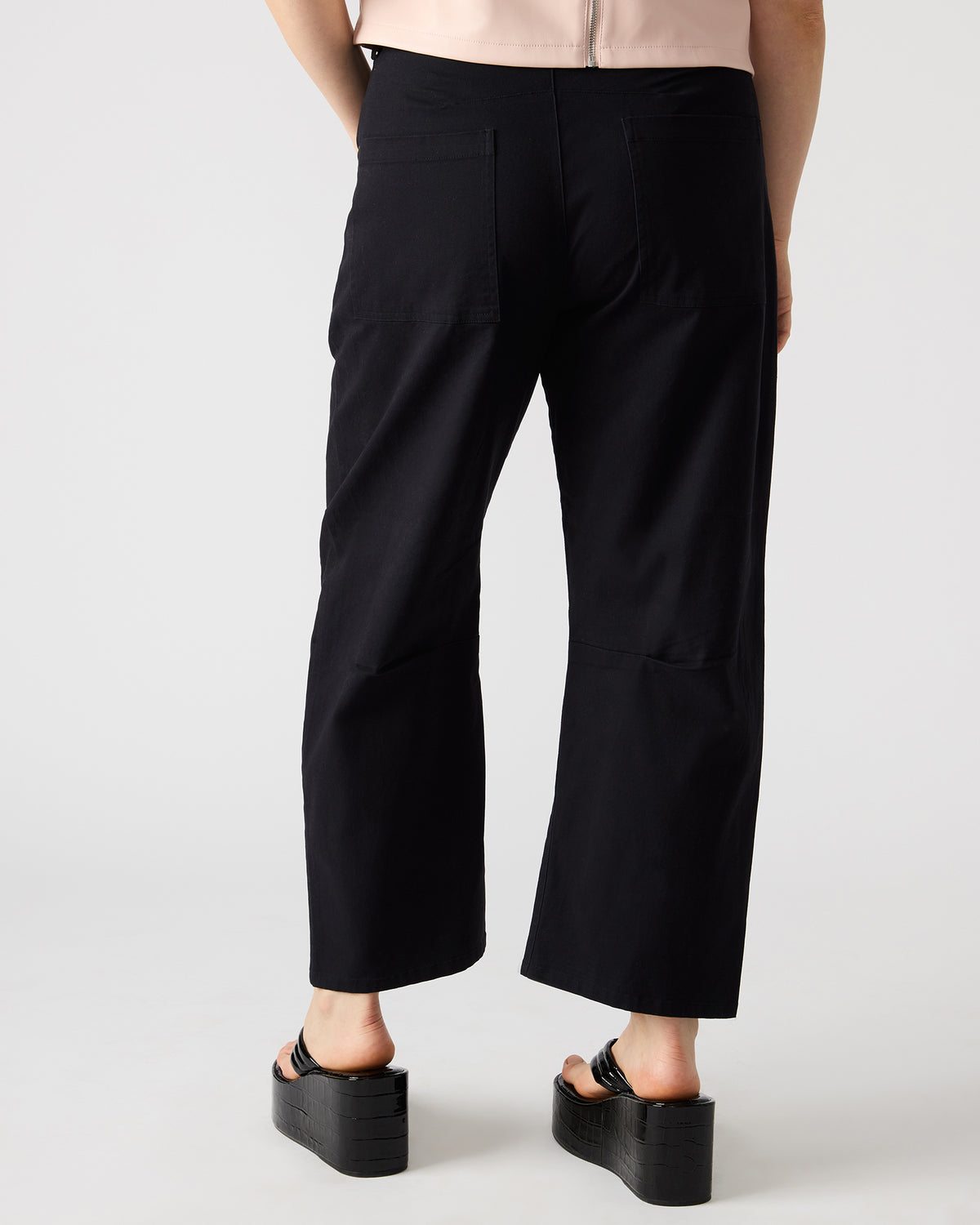 Steve Madden HANIEL Black Women's Barrel Leg Pant
