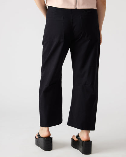 Steve Madden HANIEL Black Women's Barrel Leg Pant