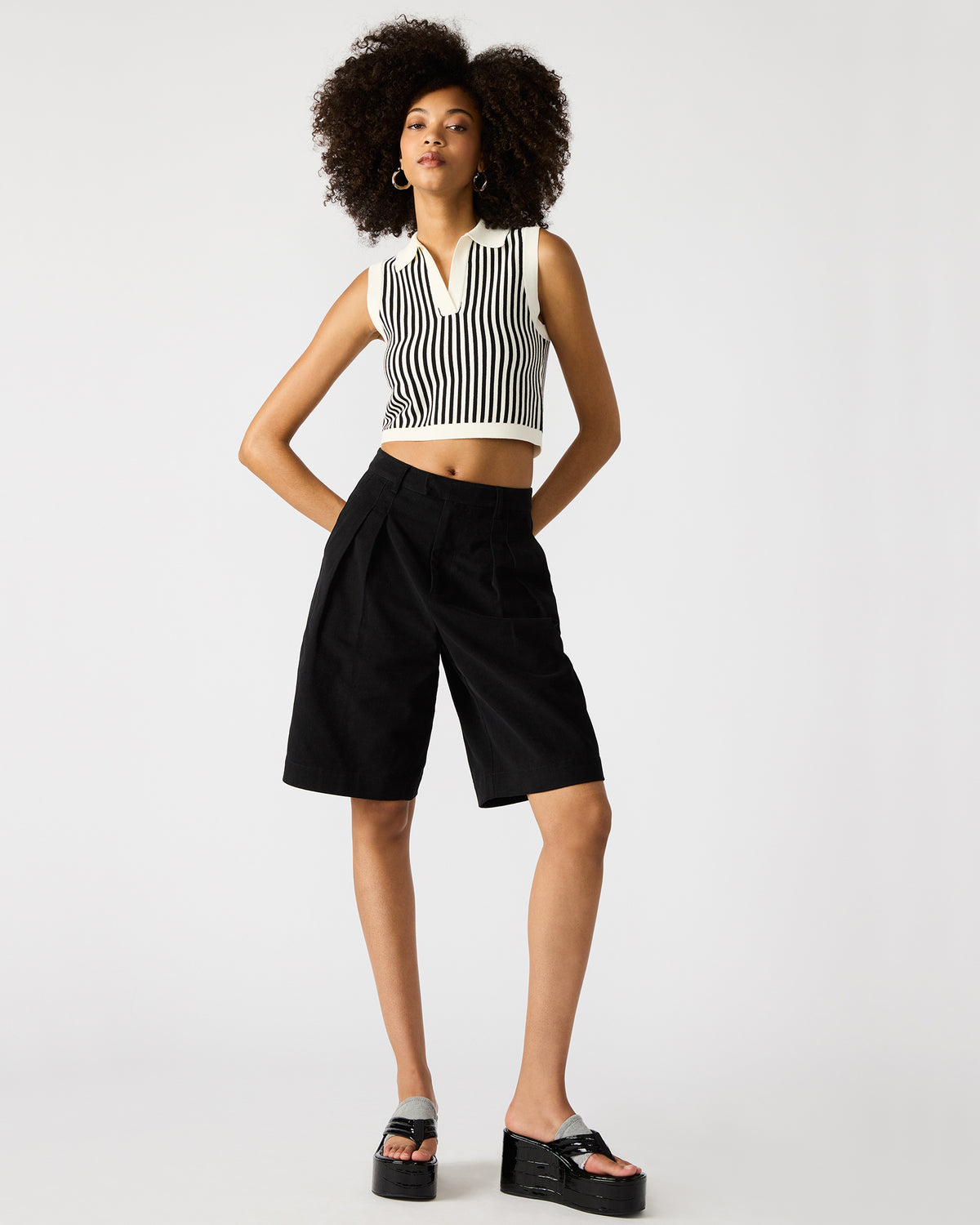 Steve Madden IVANA Black Women's Shorts