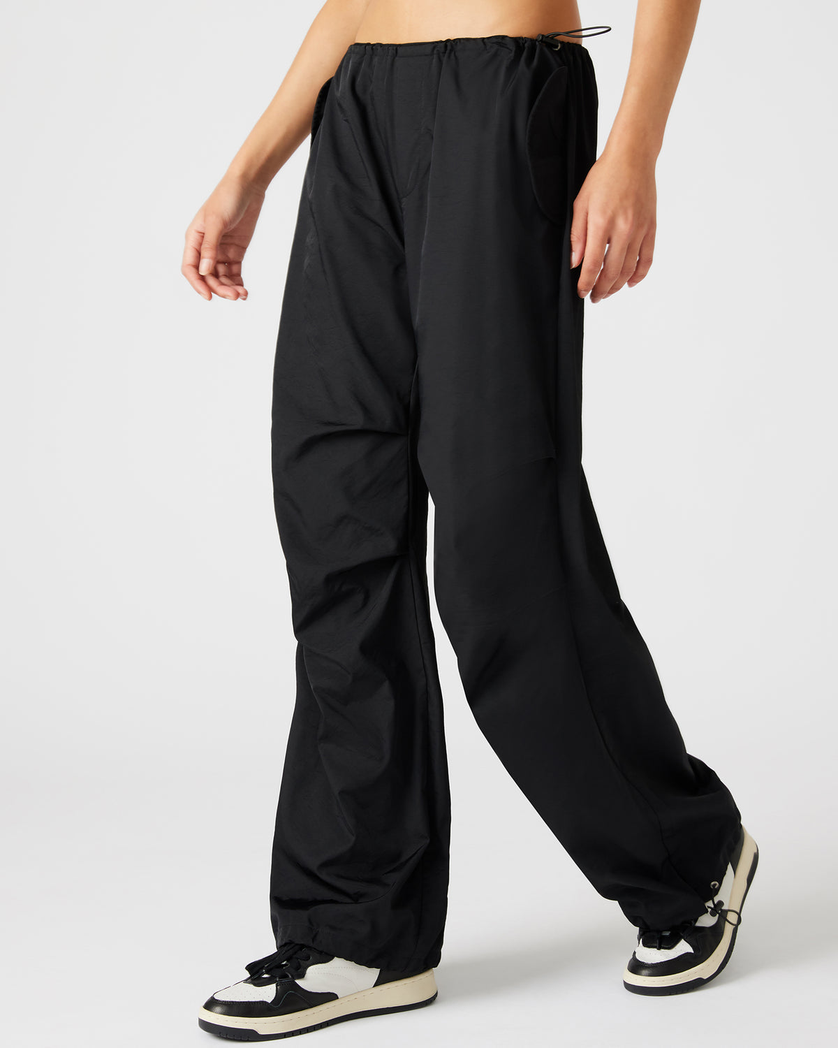 Steve Madden PIA Parachute Pant Black | Women's Adjustable Pants