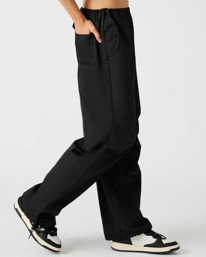Steve Madden PIA Parachute Pant Black | Women's Adjustable Pants
