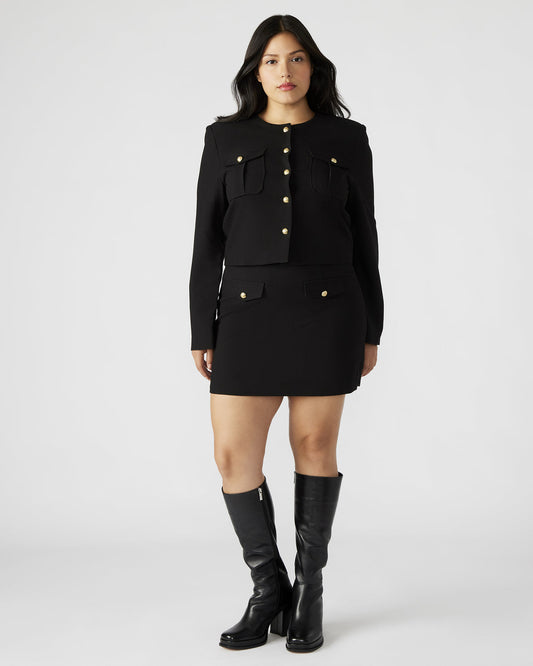 Steve Madden LORDE Skirt Black | Women's Mini Skirt