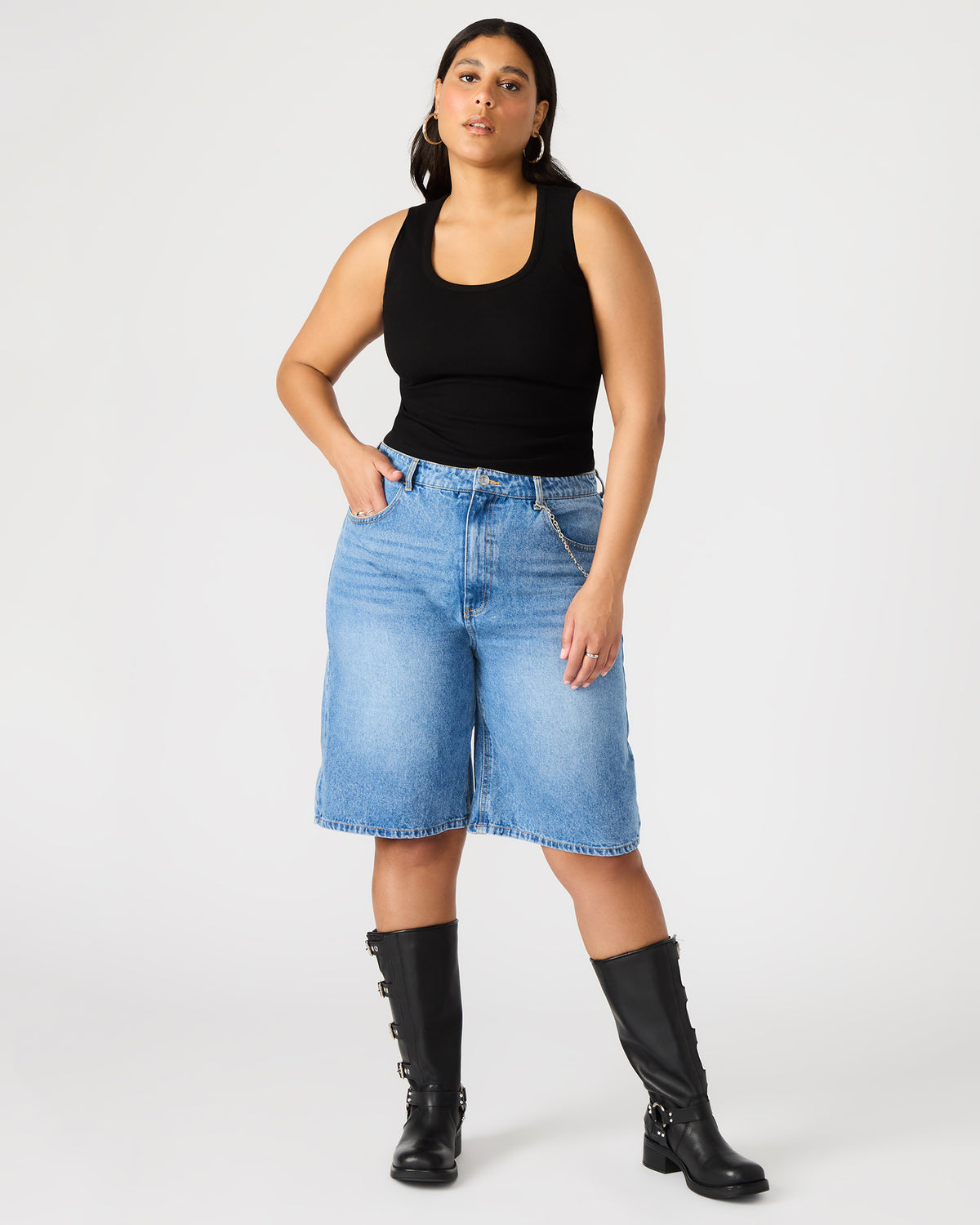 Steve Madden MAGDALEN Women's Denim Shorts