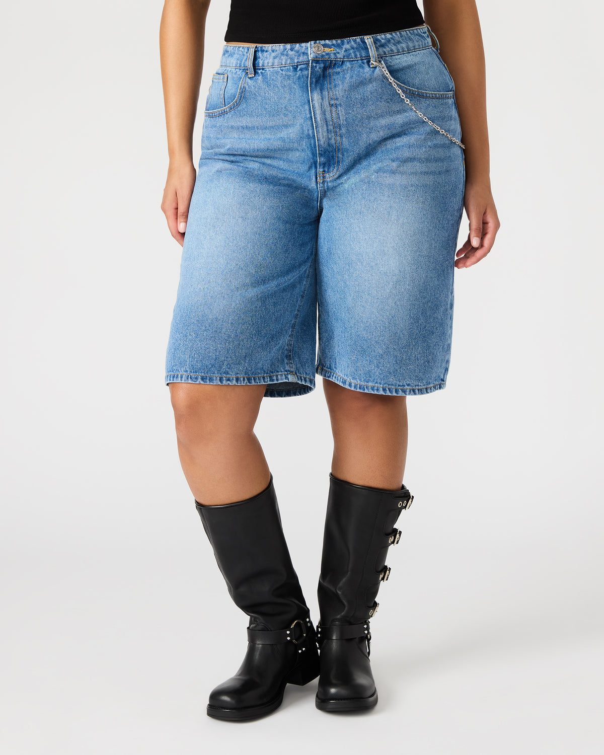 Steve Madden MAGDALEN Women's Denim Shorts