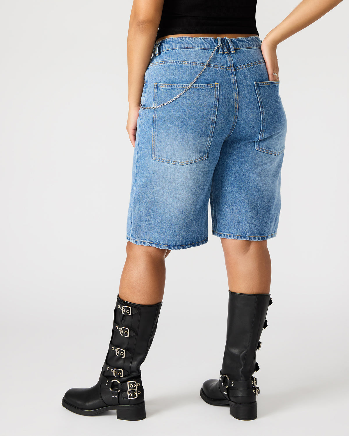 Steve Madden MAGDALEN Women's Denim Shorts