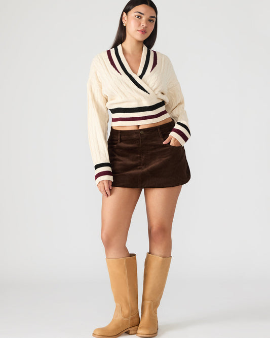 Steve Madden SIMONA Dark Espresso Women's Mini Skirt