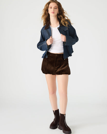 Steve Madden SIMONA Dark Espresso Women's Mini Skirt