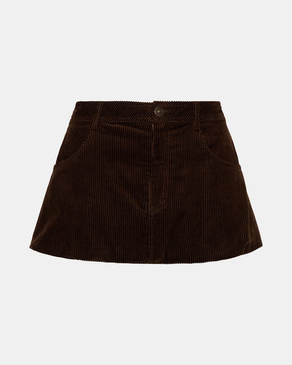 Steve Madden SIMONA Dark Espresso Women's Mini Skirt