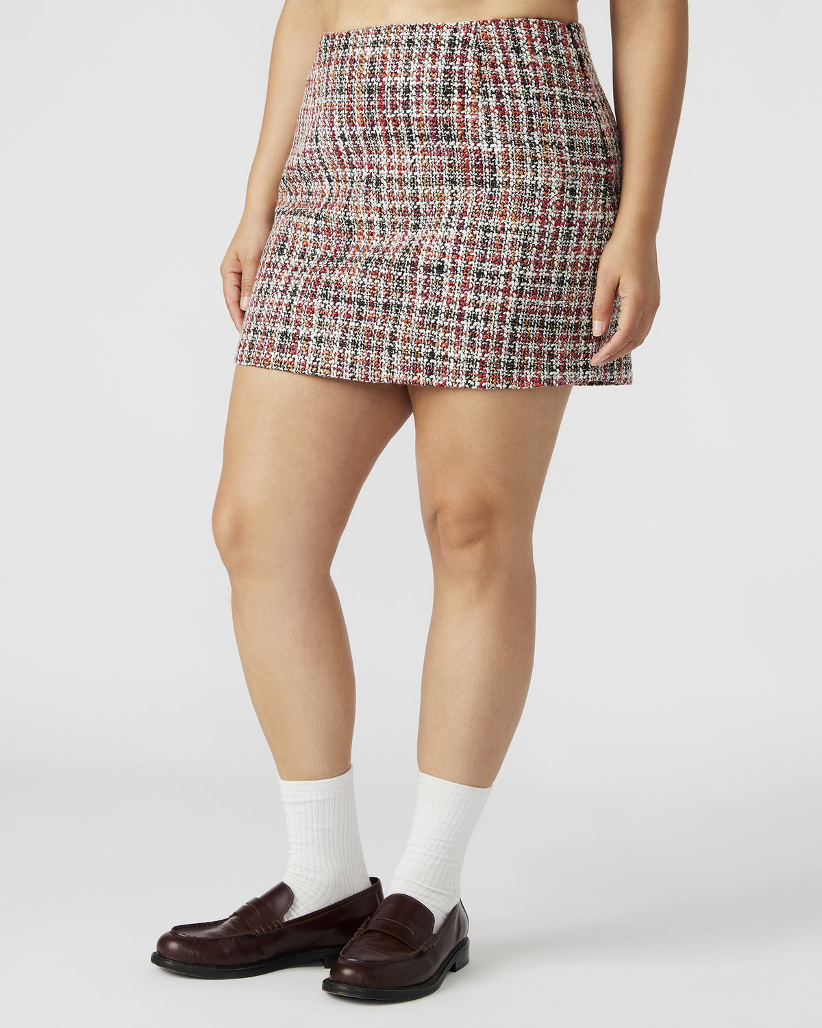 Steve Madden MATTEA Skirt Red Multi | Women's Speckled Mini Skirt
