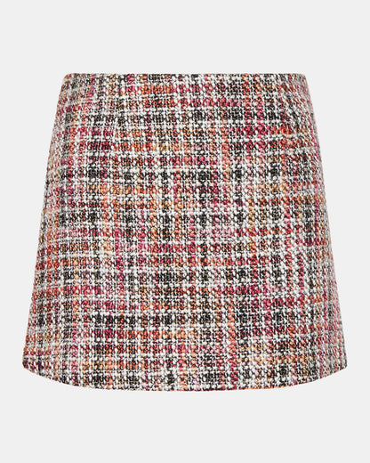Steve Madden MATTEA Skirt Red Multi | Women's Speckled Mini Skirt