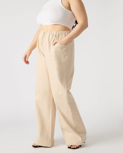 Steve Madden MINORCA Khaki Women's Wide-Leg Tie-Front Pant