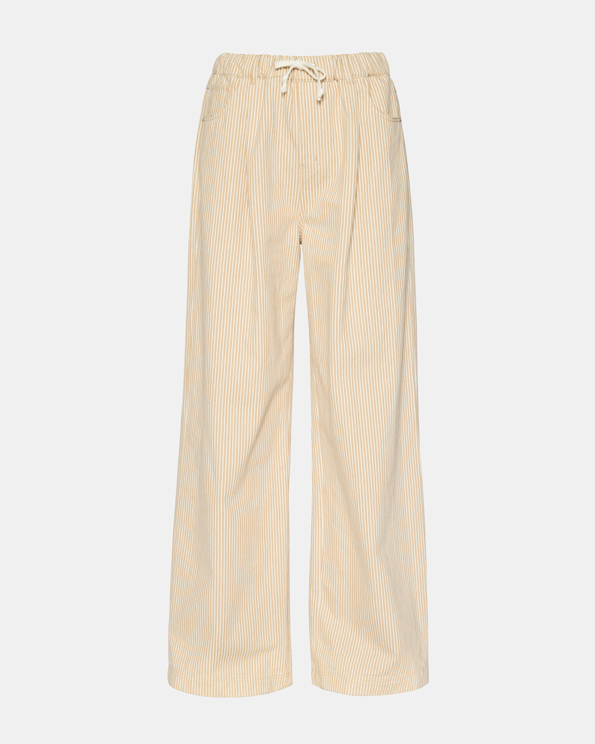 Steve Madden MINORCA Khaki Women's Wide-Leg Tie-Front Pant