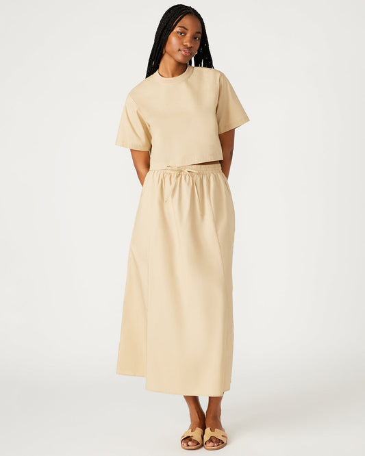 Steve Madden SUNNY Skirt Khaki | Women's A-Line Maxi Skirt