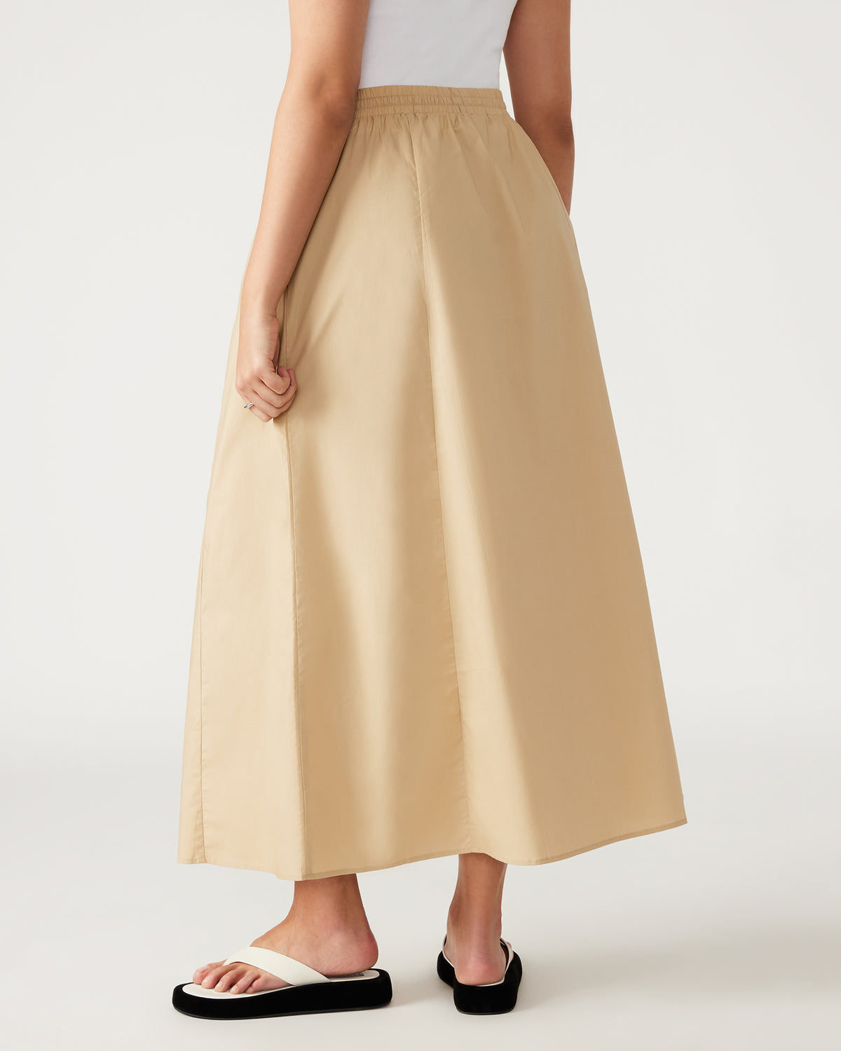 Steve Madden SUNNY Skirt Khaki | Women's A-Line Maxi Skirt