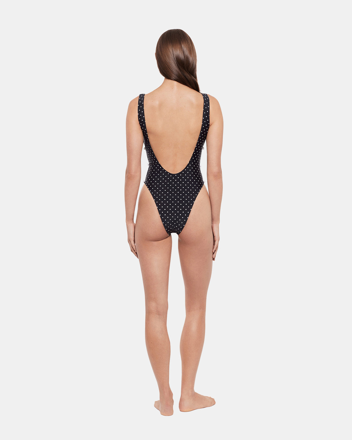 Steve Madden DARLING DOT ONE PIECE SWIMSUIT Black Multi Women's One-Piece Swimsuit