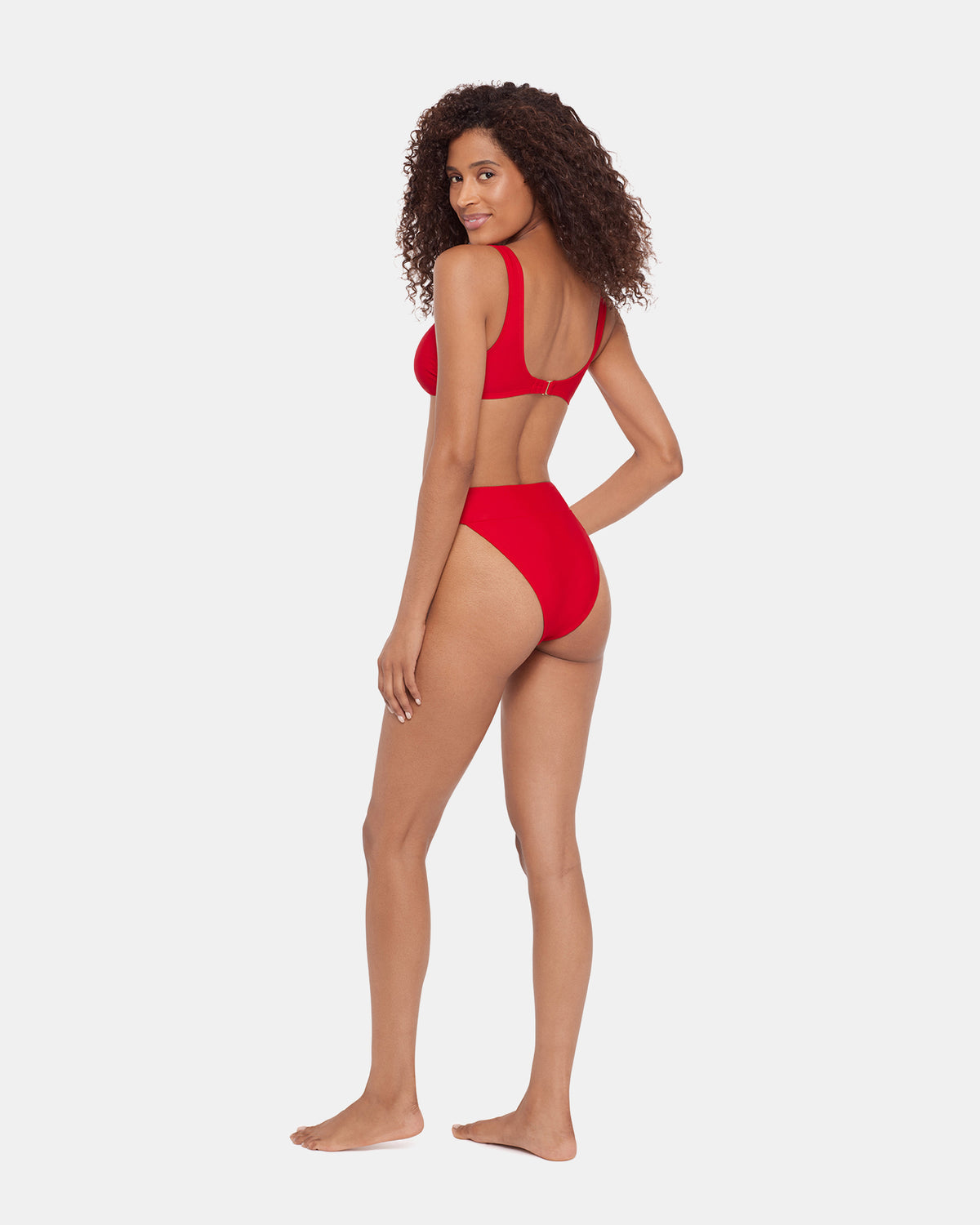 Steve Madden SLEEK 'N CHIC BIKINI TOP CHERRY Women's Bikini Top