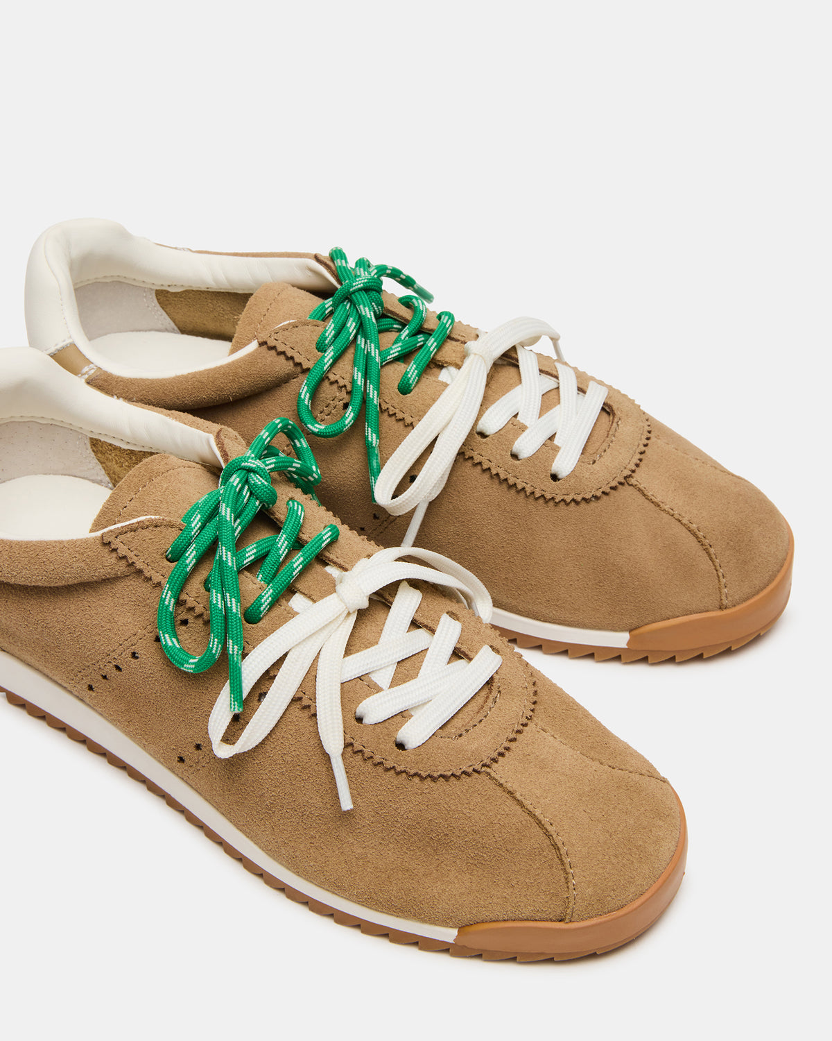 Steve Madden MIRAGE Sand Suede Women's Low-Top Sneaker