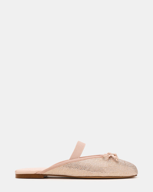 Steve Madden CUTESY Rhinestone Slip-On Ballet Mule Women's Flat