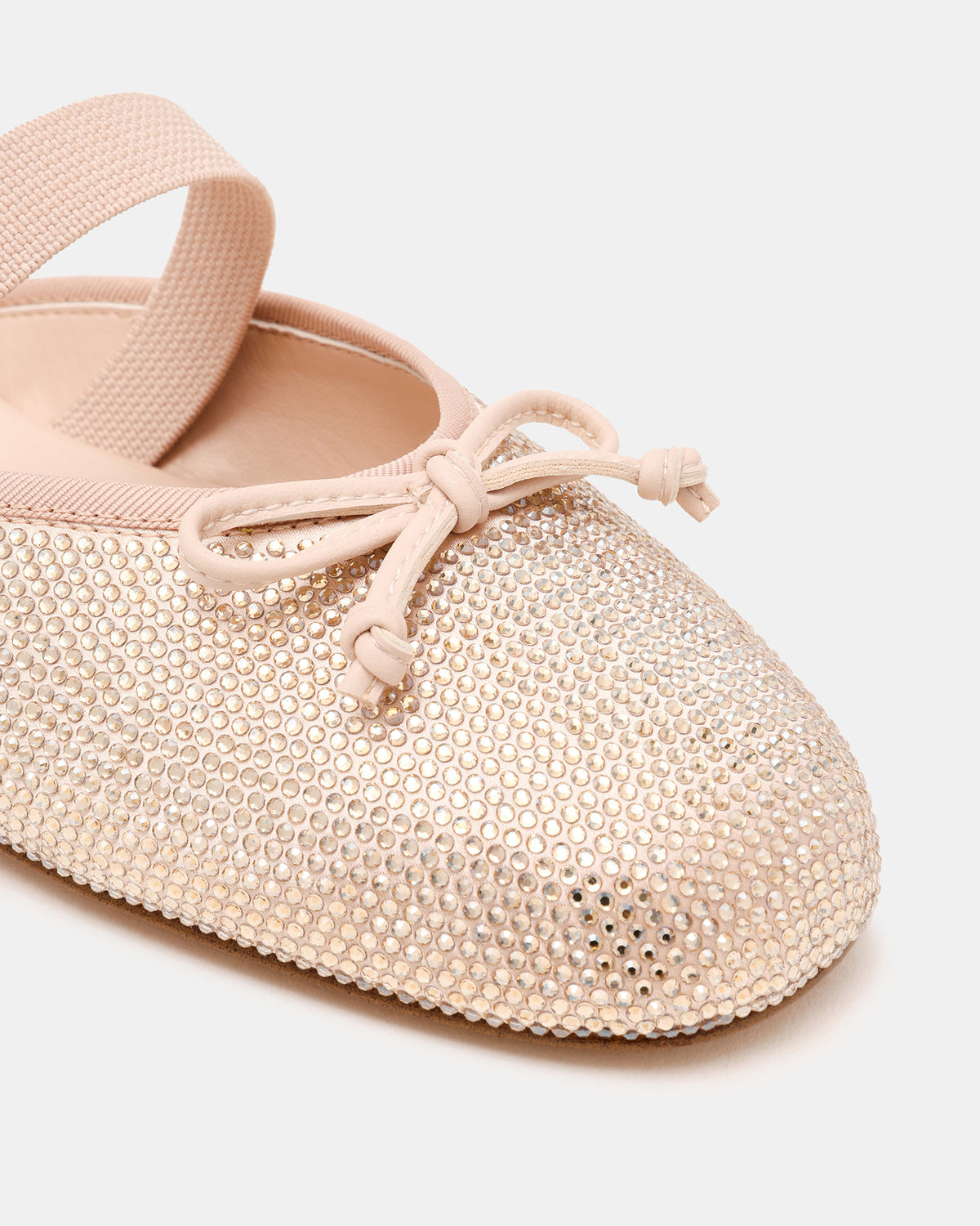 Steve Madden CUTESY Rhinestone Slip-On Ballet Mule Women's Flat