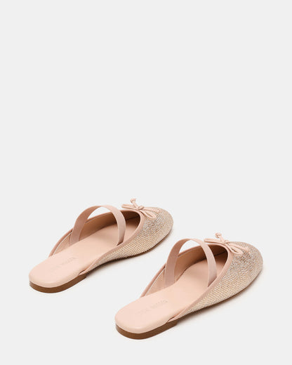 Steve Madden CUTESY Rhinestone Slip-On Ballet Mule Women's Flat